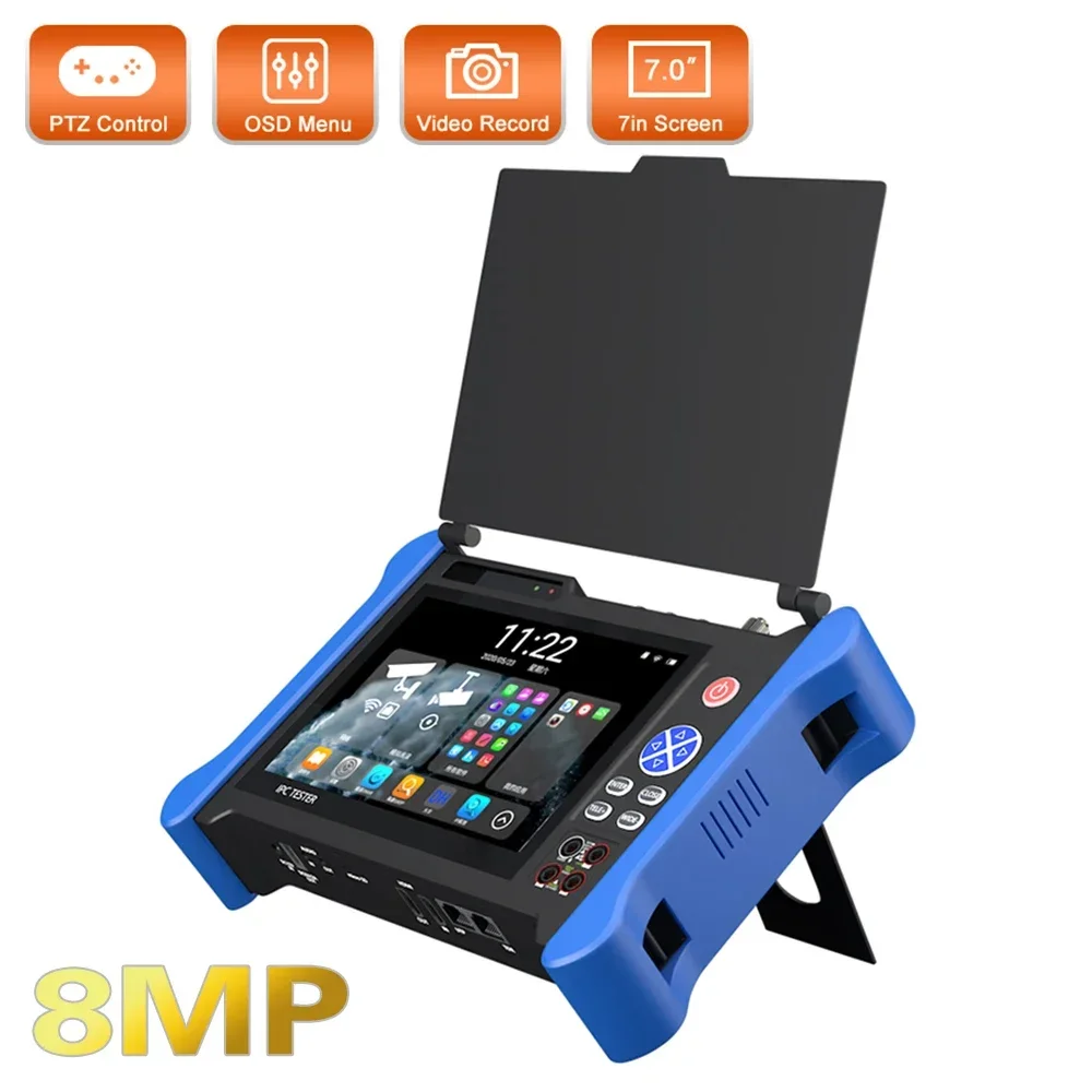 4K CCTV Camera Tester VOR OTDR IP AHD CVI TVI SDI CVBS Camera Tester ...