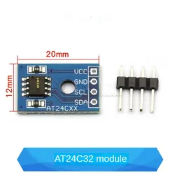 EEPROM Memory Module with I2C Serial Interface for DIY Electronics (3.3 - 5V) (AT24C32 module)
