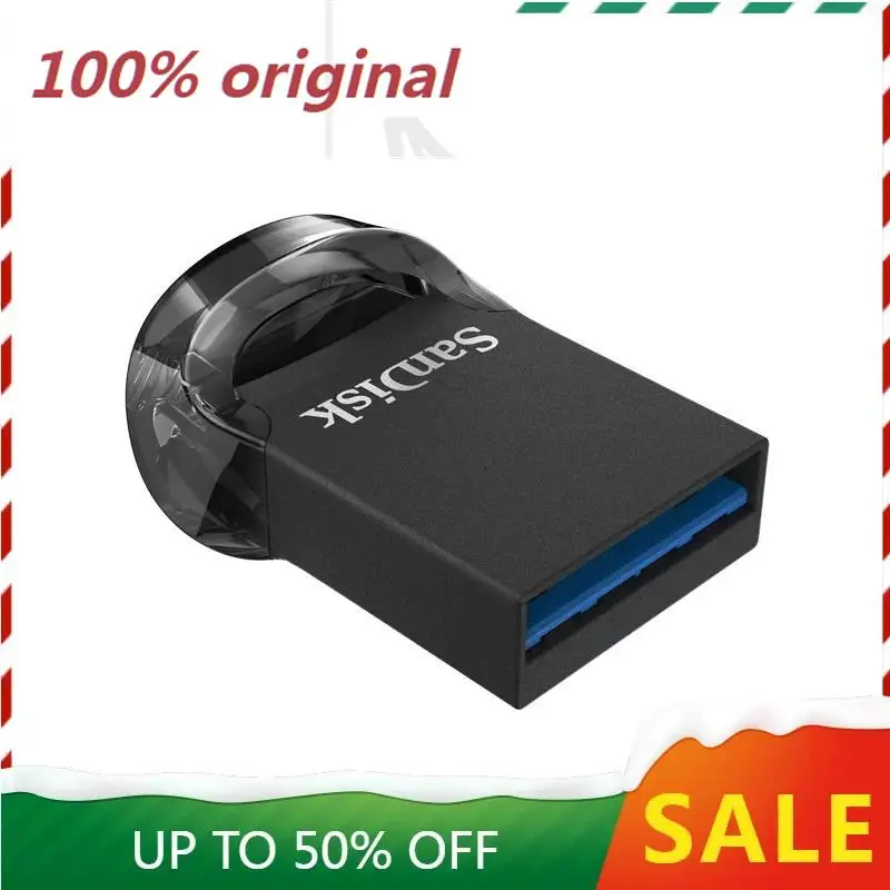 

SanDisk Pendrive USB 3.1 Flash Drive Ultra Fit 32GB 64GB 512GB 128GB 256GB 130MB/s 16GB Mini U Disk For PC/Notebook