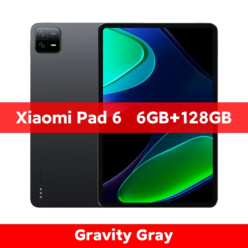 Xiaomi Pad 6 WiFi Version 11 inches 144Hz 8840mAh Bluetooth 5.2 Four  Speakers Dolby Atmos 13 Mp Camera + Fast Car 51W Charger Bundle (Gravity  Gray, 256GB + 8GB) : Electronics 