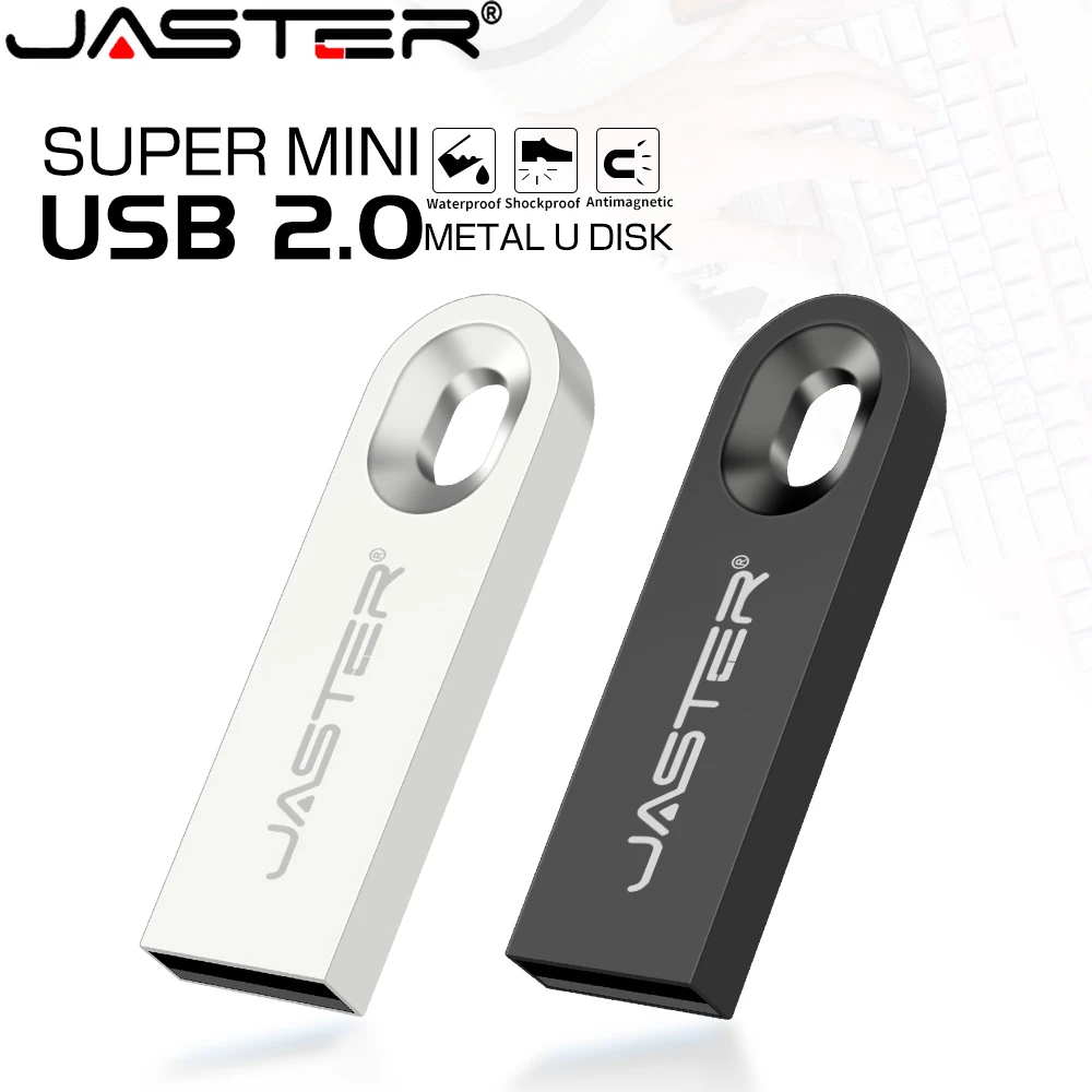 

JASTER Free Custom Logo USB Flash Drive 128GB Real Capacity Memory Stick 64GB Waterproof Pendrive 32GB Creative Gift U Disk 16GB