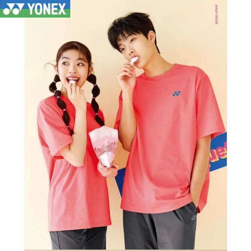 YONEX New Badminton Jersey Men's and Women's Quick-drying Breathable Sports Short-sleeved T-shirt