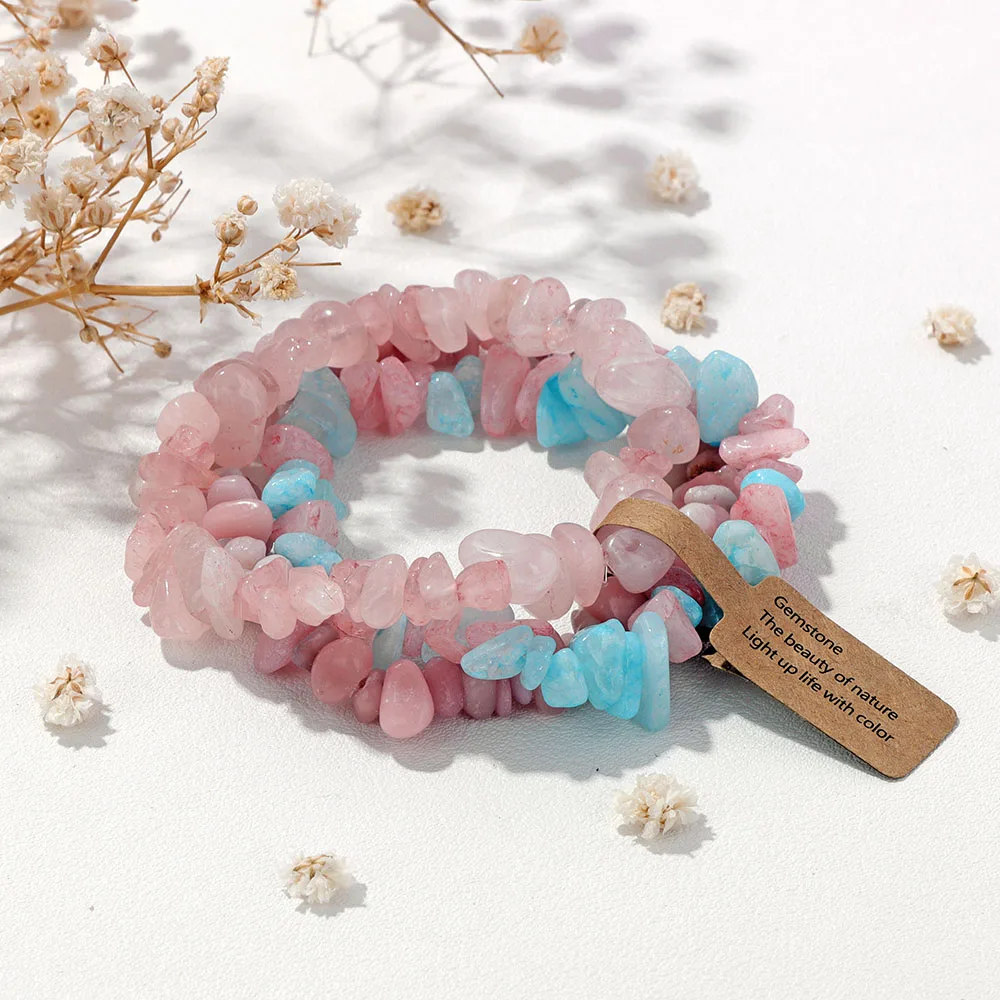 【AEKKI】Secret Code Multi Gemstone Bracelet〜ブレスレット Buy Multi Gemstone Bracelet 6.5-8.5In, Floral Earrings, Ring