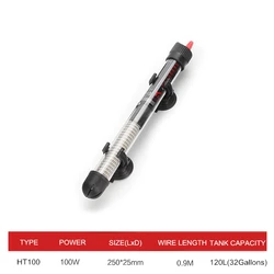 Adjustable Temperature Submersible Aquarium Heater Rod - EU 220-240V (100W)