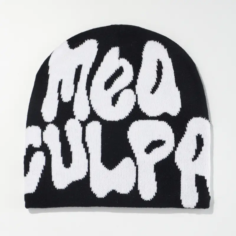 Mea Culpa Knitting Beanies Hat For Women Men Couple Y2K What's In Fashion Bonnet Kpop Wool Skullies Hoods Lady Caps Gorro шапка - Image 40