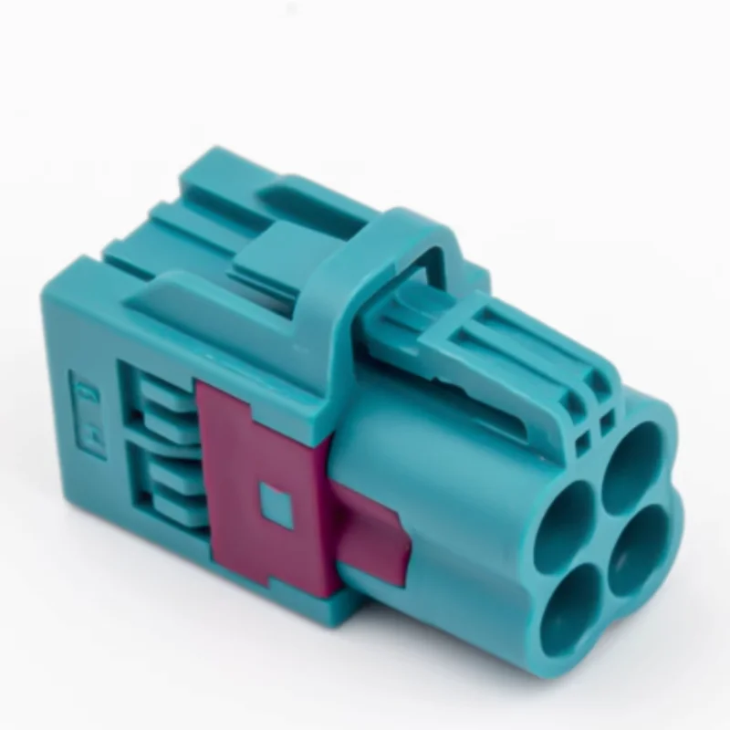 1PC MINI FAKRA car connector female 4 in 1 Z type water blue straight female Bluetooth GPS car use Automotive connector adapter