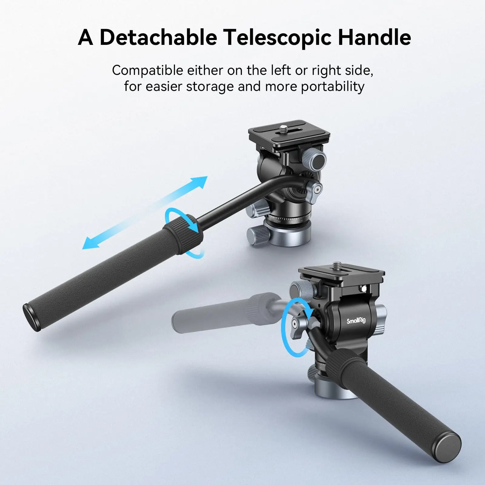 Travel Video Tripod Kit Lightweight Tripods with 360° Video Head for Arca-Swiss