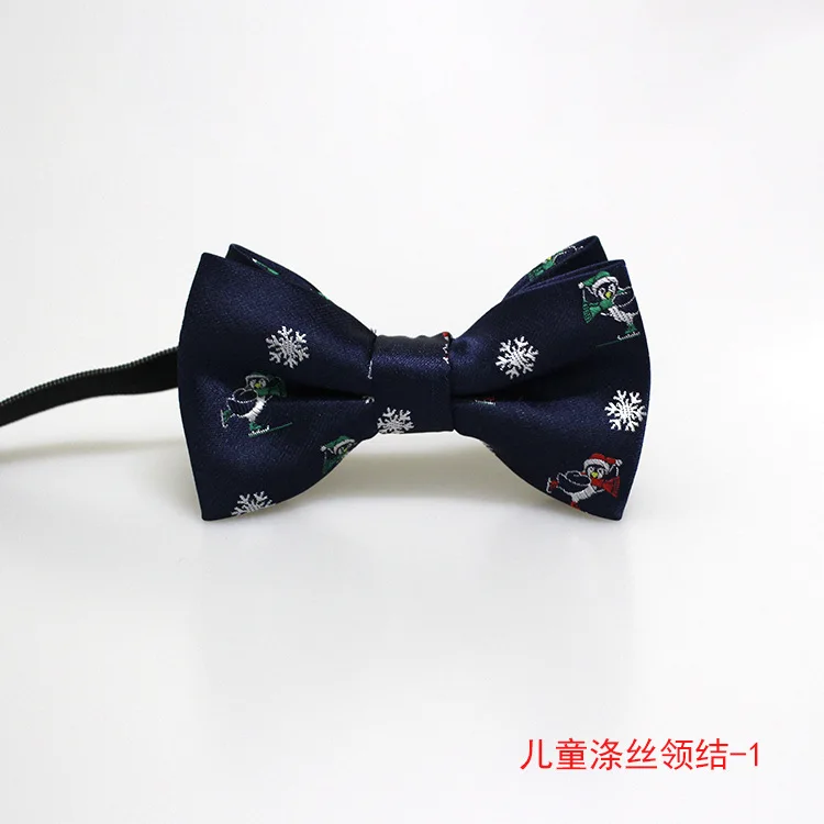 New Children's Christmas Tie Trendy Children's Fashion Personalized Tie Boys and Girls'
