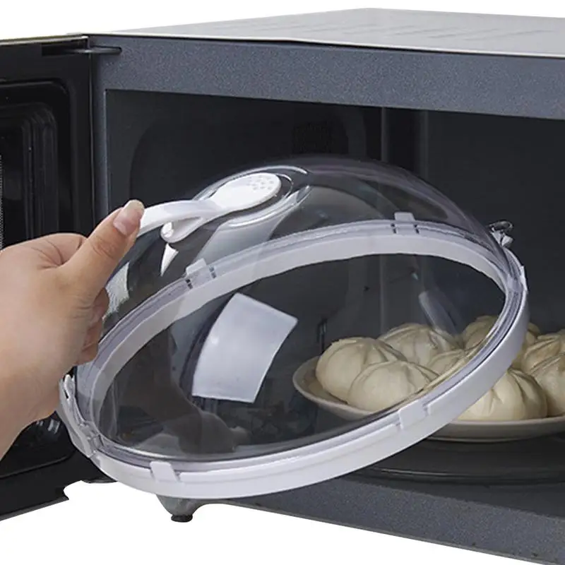 

Microwave Splatter Cover 10 Inch Microwave Lid with Handle Vented Microwave Splash Cover Kitchen Gadgets Accessories Splatter