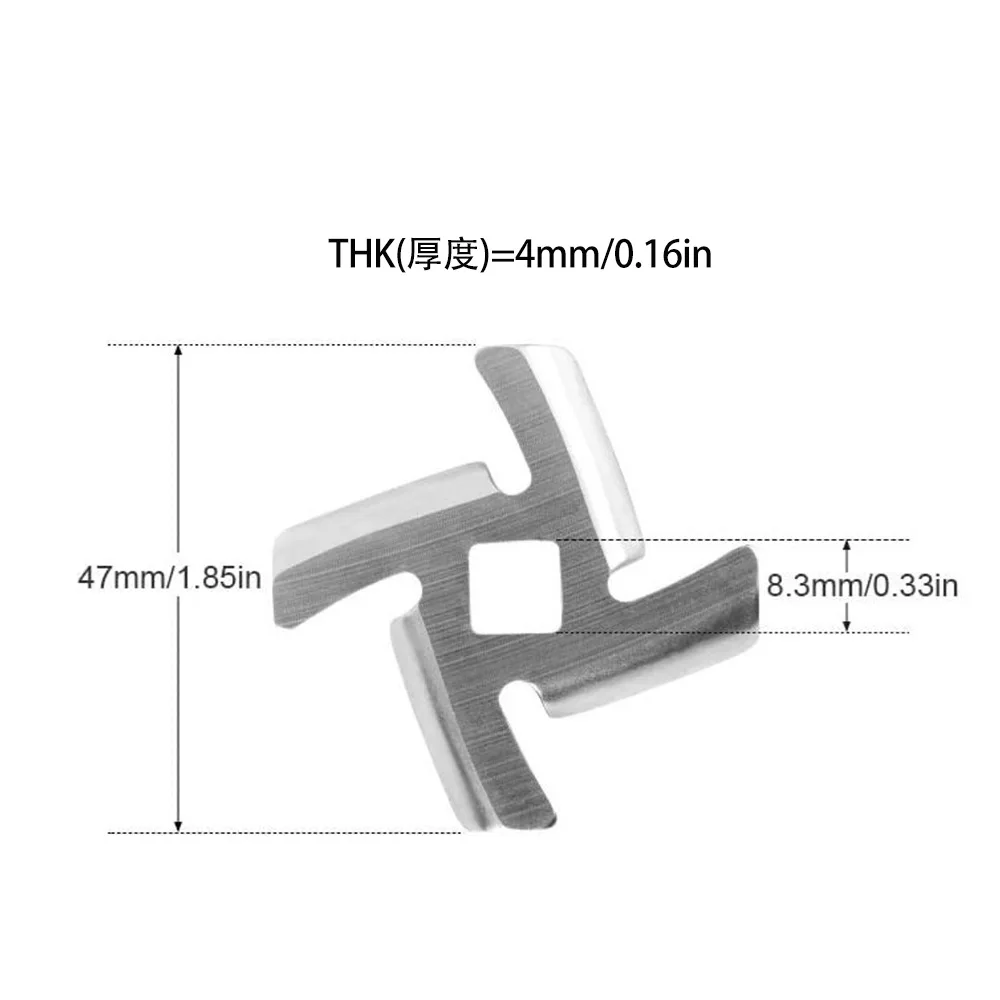 Household meat grinder accessories Stainless steel knife mesh blade Enema machine Meat grinder orifice plate meat grinder accessories