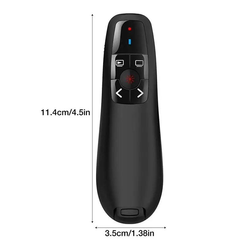 Rechargeable 2.4GHz Wireless Presenter Pointer Remote Control Presentation Clicker For Powerpoint Office School Supplies images - 6