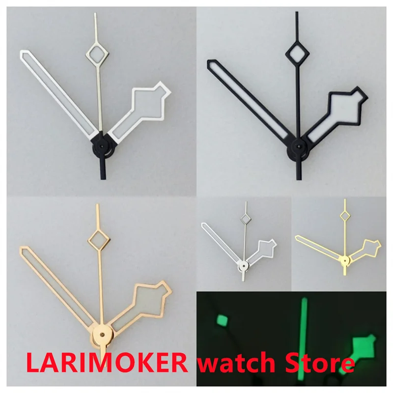Luxurious Multi-Tone Snowflake Luminous Watch Hands Collection