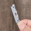 100PCS Single-sided Razor Blade Stainless Steel Razor Blades Men Shaving Shaver Manual Razor Blade Barber Shaving Tools 6