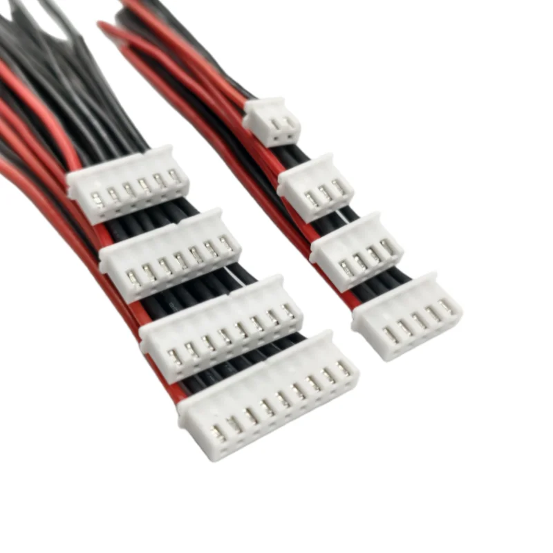 Lipo Battery Balance Charger Cable 10pcs 22AWG IMAX B6 Connector Plug Wire 10cm-30cm Single Head for 1S-8S Battery