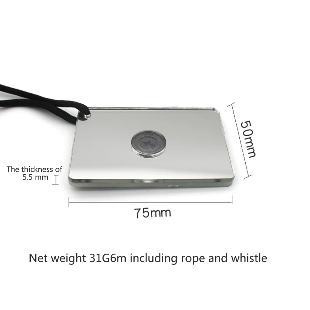 Multifunction Survival Marine Kayak Emergency Rescue Signal Mirror Outdoor Tools