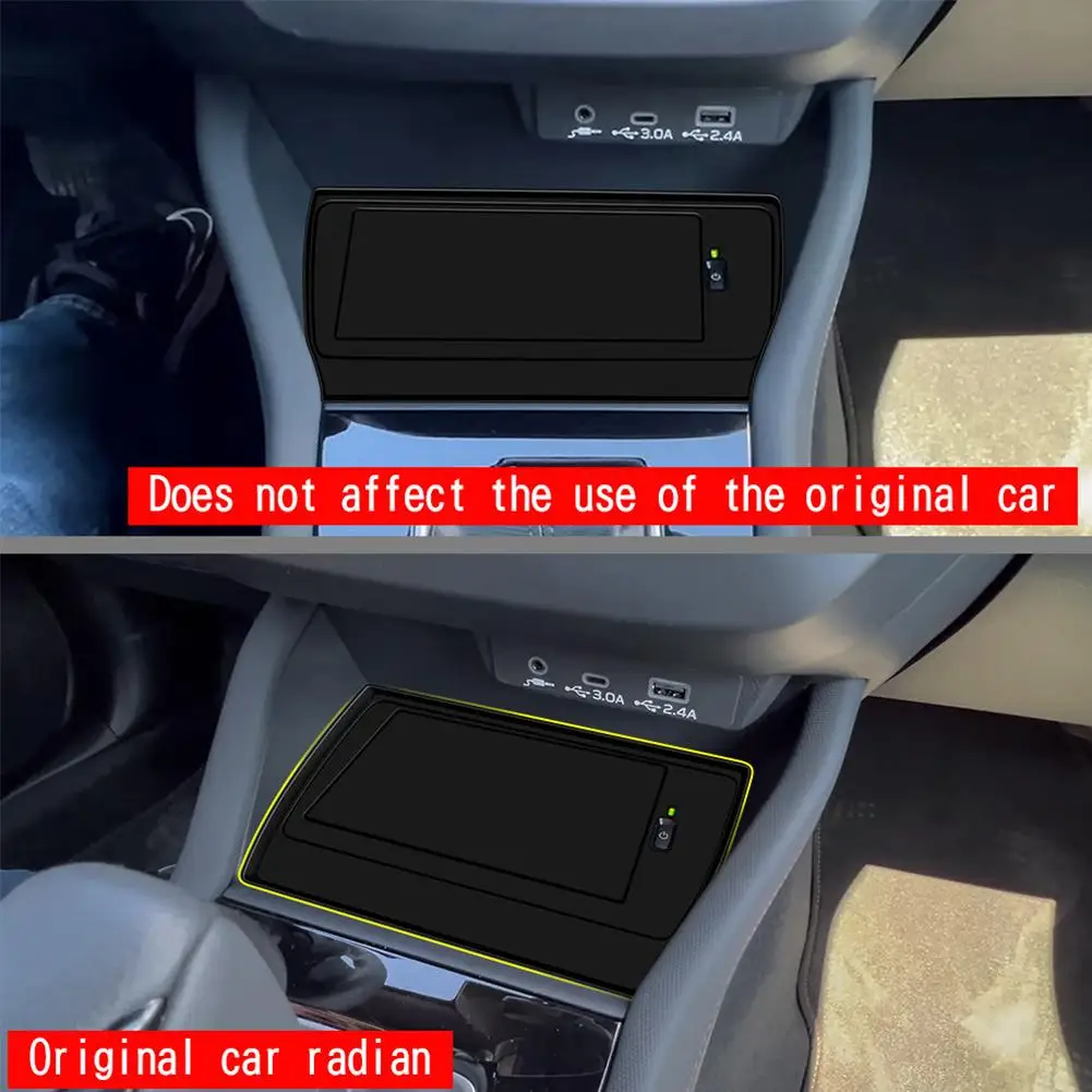 Car Wireless Charging Silicone Pad LHD For Forester + Black Wireless Charging Non-slip Silicone Pad