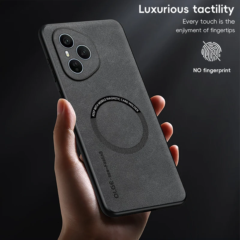 Premium Soft PU Leather Magnetic Protective Case - Elegant Cover