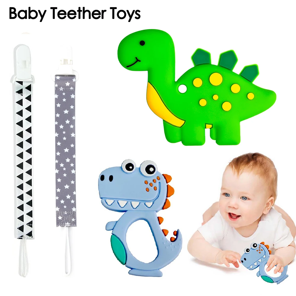 Baby Teething Teether Food Grade Silicone Material Baby Gnawing Toys Suitable for Babies over 3 Months Newborn Gift 1Pcs teething toys silicone teething toys