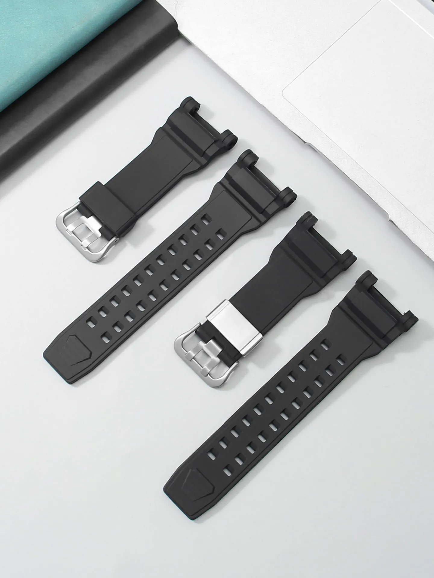 Silicone Sports Waterproof Watch Strap with Notch Design
