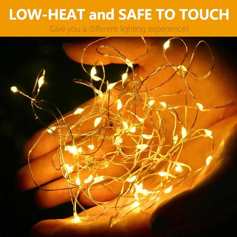 Рисунок 3 - Светодиодная гирлянда из медной и серебряной проволоки