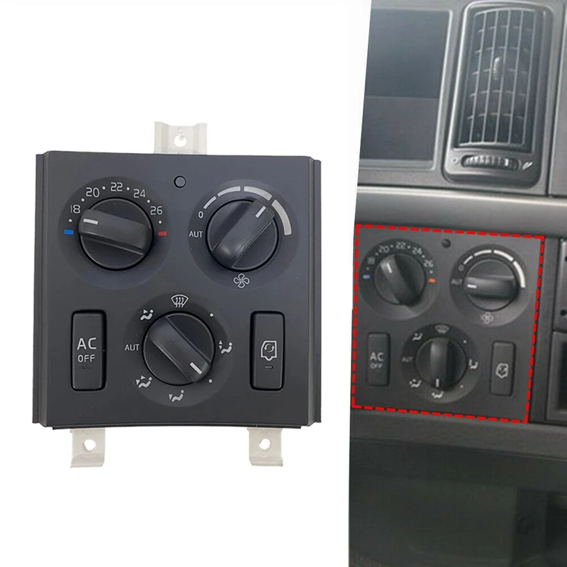 

Car Combined Switches For Volvo AC Control Panel Switch With Temperature Sensor Air Cond Control Unit Heater 21318121