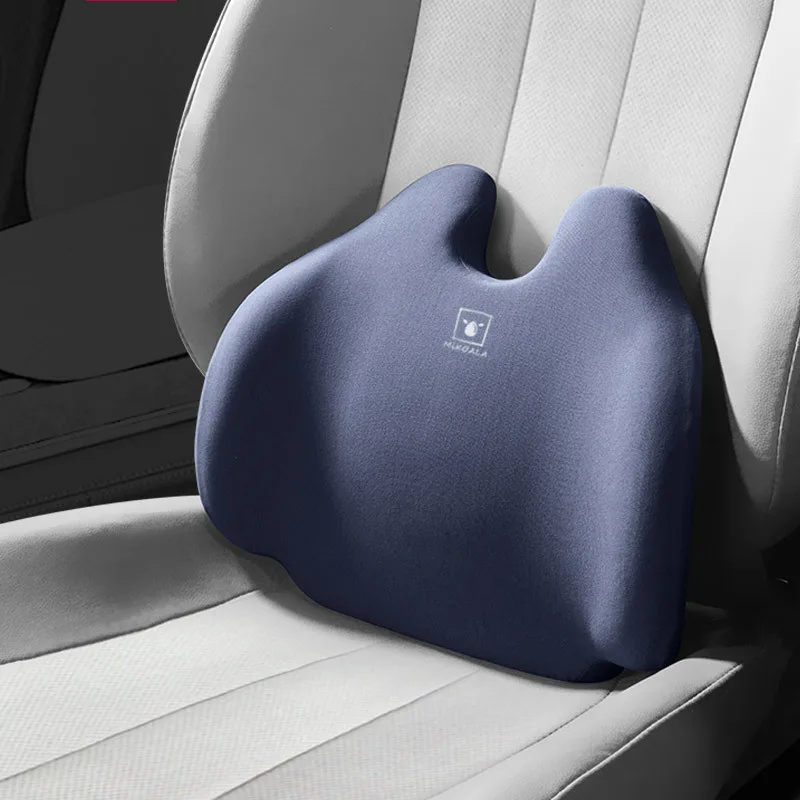 solid color office chair Cushions car waist cushion memory foam household goods sofa seat lumbar pillow removable and washable 