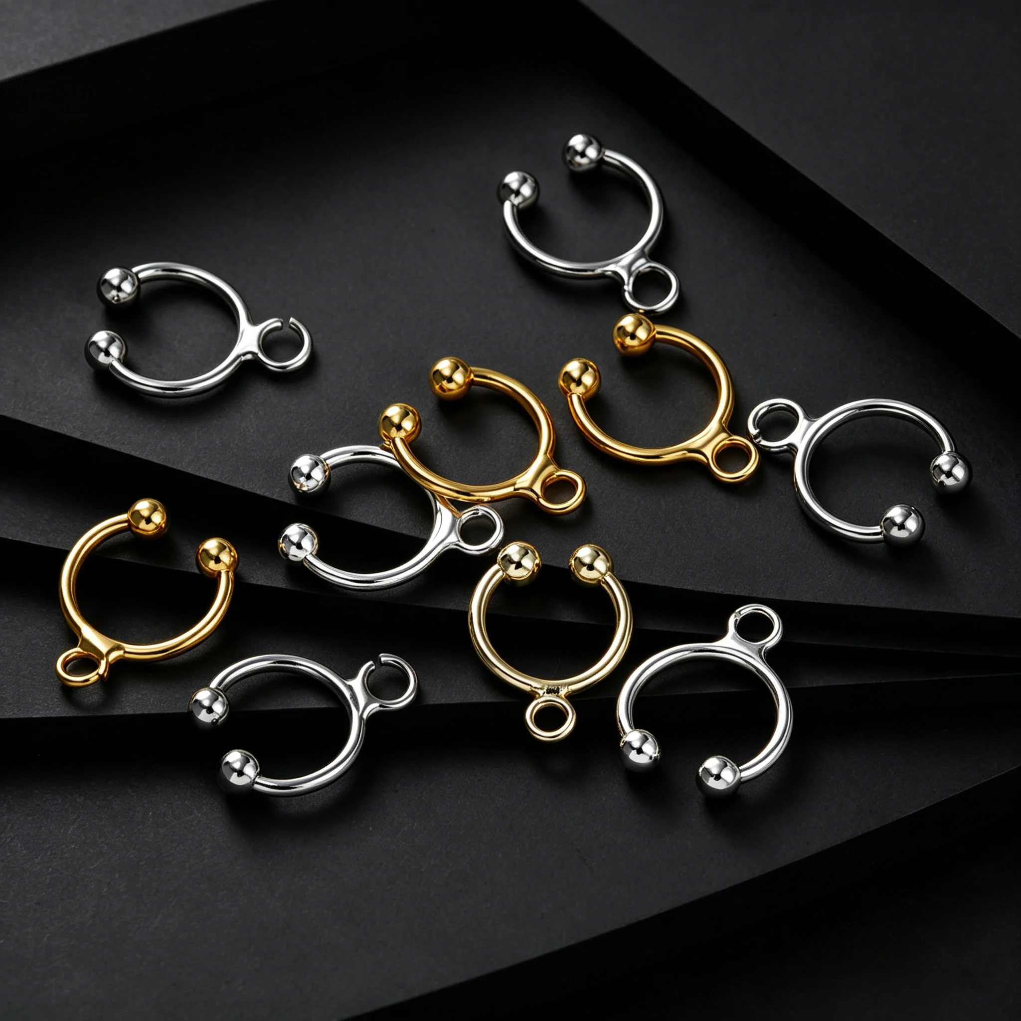 Set of 5 No-Piercing Ear Cuff Clips - Elegant DIY Earrings Accessories