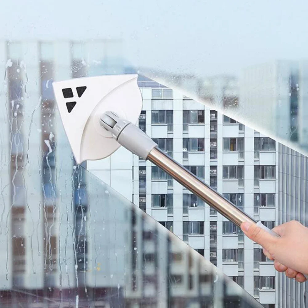 

Регулируемая двухсторонняя стеклянная салфетка для окон, набор магнитных стержней, бытовое средство для чистки высоких зданий и стеклянных бриллиантов