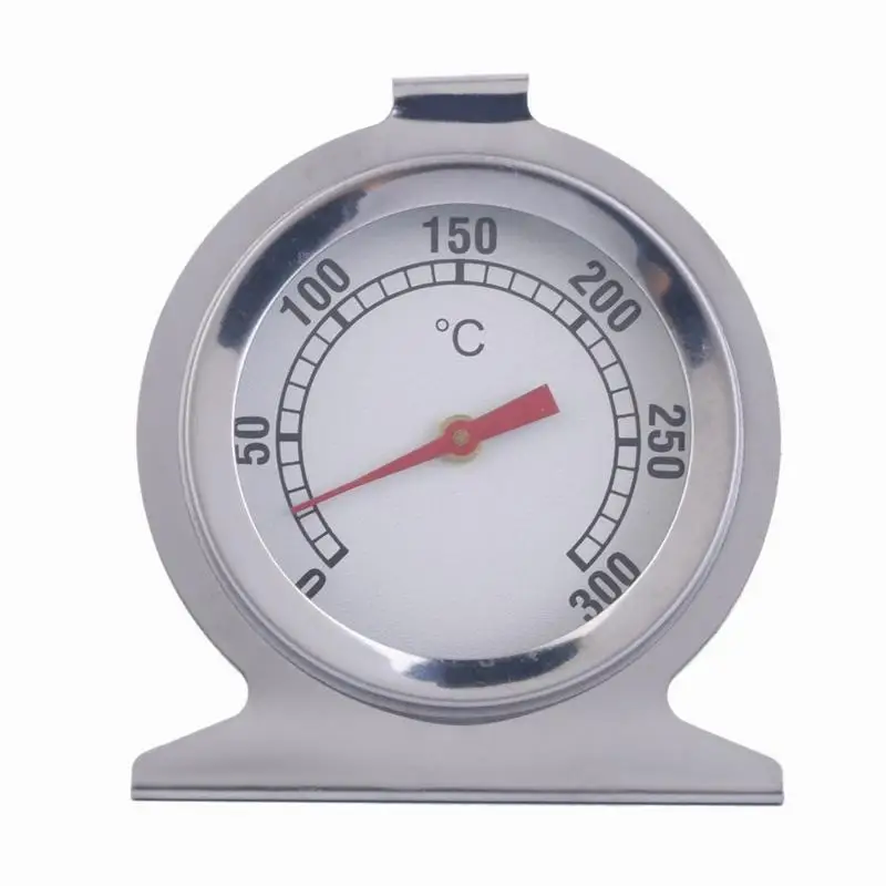 Kitchen Oven Thermometer Stainless Steel Temperature Gauge Dial Stand Up Grill Temperature Gauge