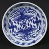 Chinese Ceramic Appreciation Plate Decorative Plates For Home Decoration And Accessories Jingdezhen Blue And White Phoenix Plate 2