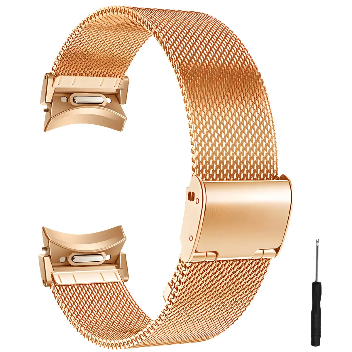 Elegant Milanese Mesh Metal Band for Smartwatch - Quick Fit Design Bracelet Strap