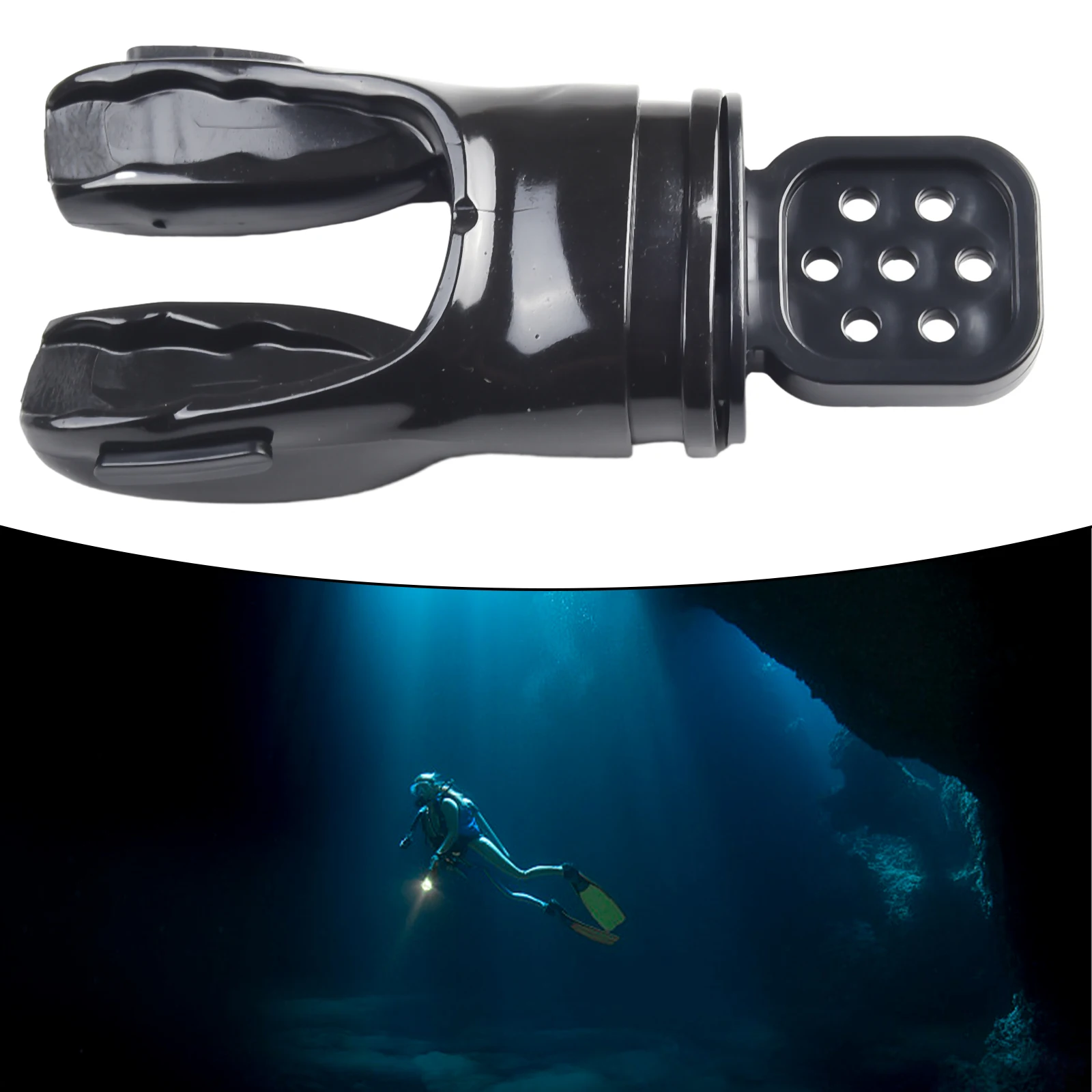 Universal Non Toxic Snorkel Diving Mouthpiece Scuba Moldable Bite Mouthpiece Regulator Thermoplastic Snorkel  Mouthpiece