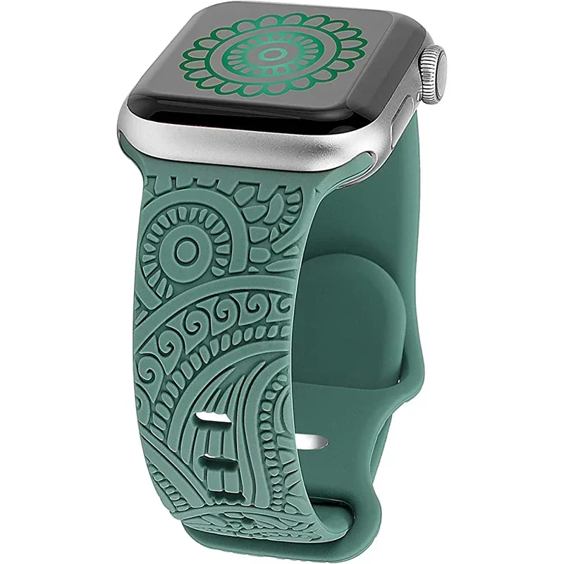 Engraved Silicone Strap