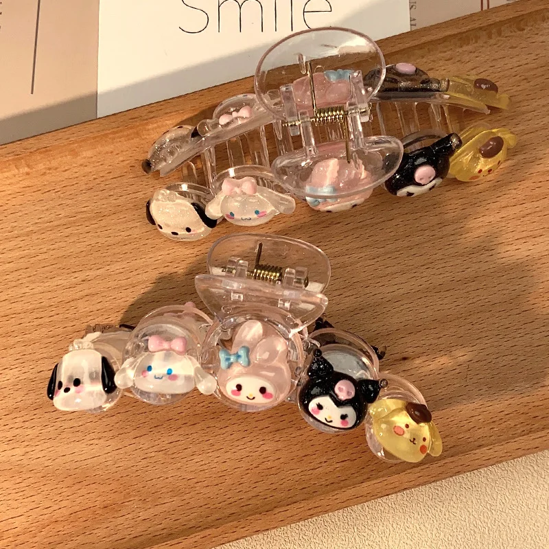 

Милые милые заколки Sanrio Hellokitty Mymelody Kuromi новые Мультяшные студентки осенние и зимние заколки подарок для девочек