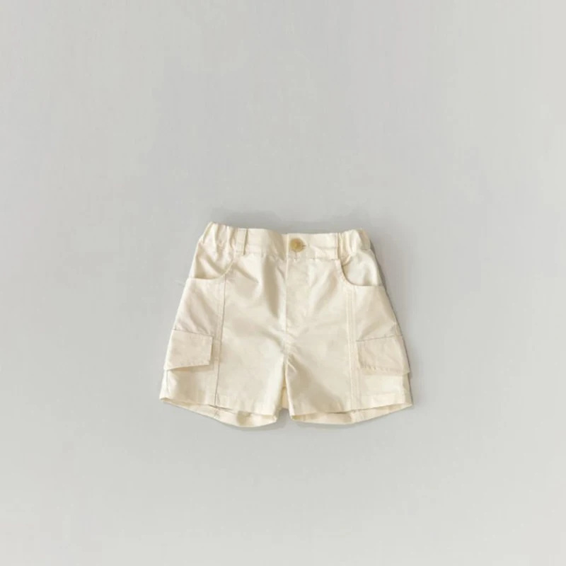 Summer Newborn Infant Baby Girls Boys Casual Suit Striped Pocket Shirt Cargo Shorts Kids Fashion Baby Clothing