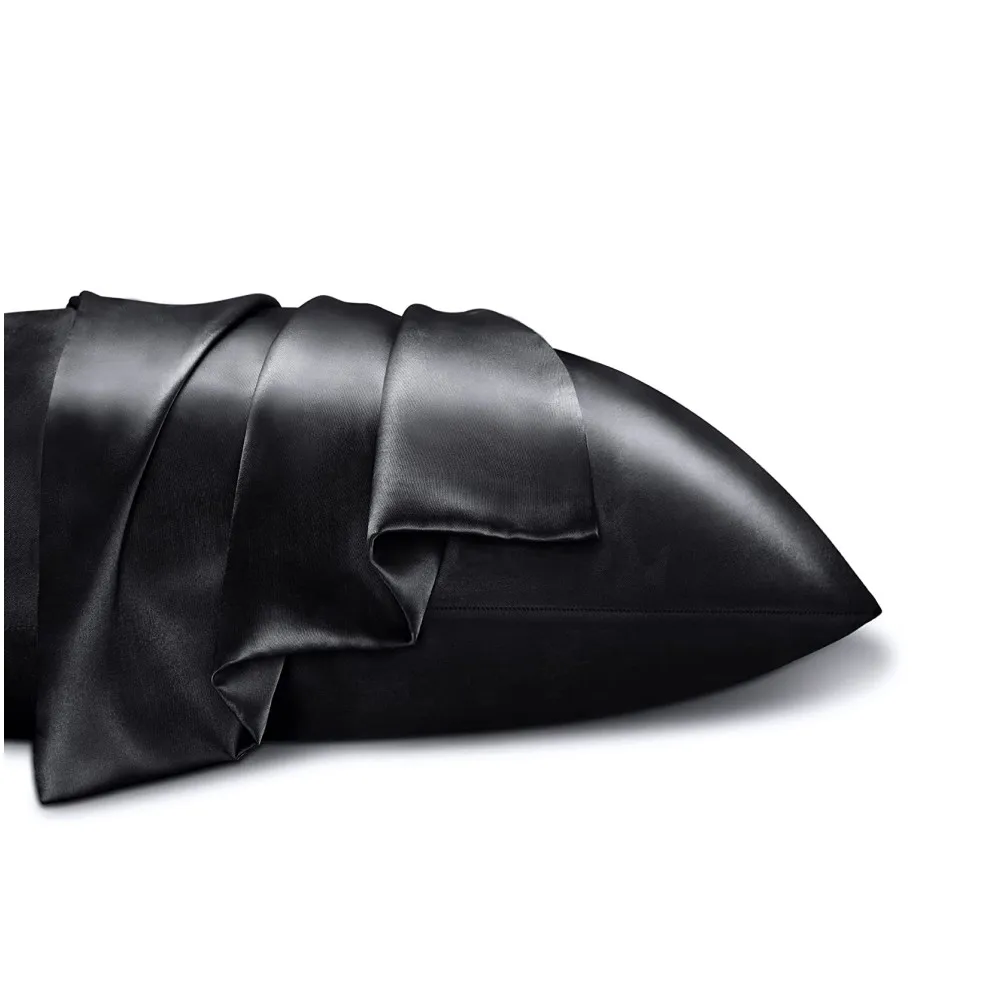 Solid High Quality Silky Satin Skin Care Pillowcase Hair Anti Pillow Case Queen King Full Size Pillow Cover For Sleep