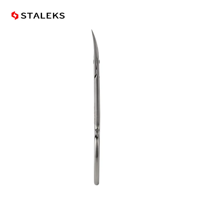 STALEKS Pro Expert 11 Type 1 High Quality Nail Cuticle Scissors Stainless Steel Eyebrow Scissors Trim Nose Hair Makeup Tools 2