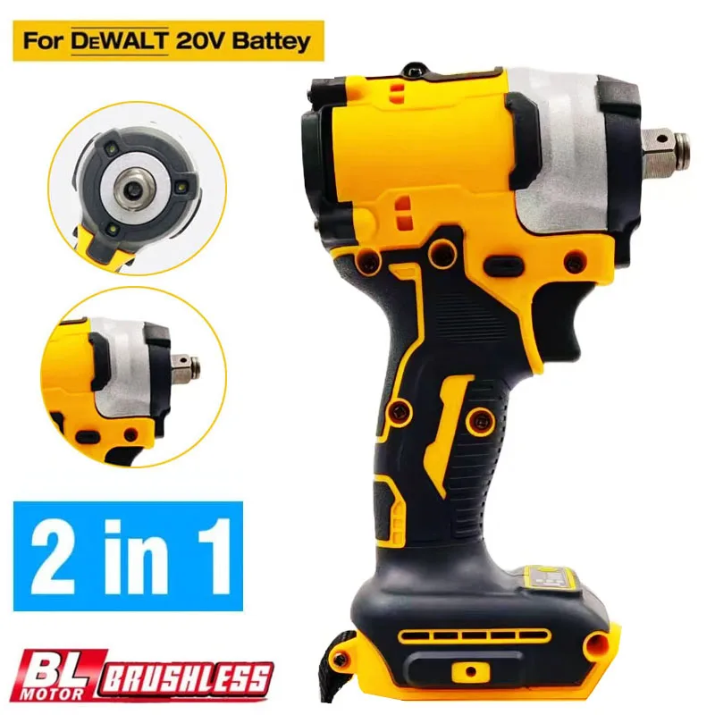 FitforDewalt18V20VBatteryBrushlessImpactWrenchElectric