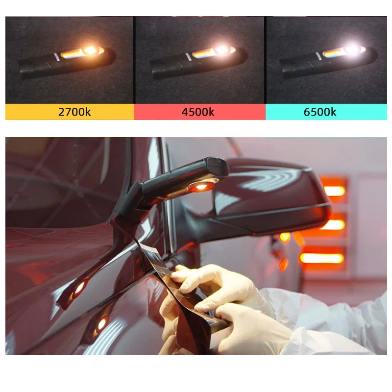 Takenow Work Light Led Auto Repair Light Magnetic Car Paint Spray Paint Color Difference Polishing Beauty