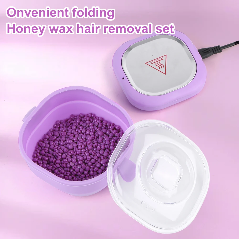Silicone Wax Warmer Electric Hot Wax Warmer Machine 100W Hair Removal Wax Machine Wax-melt Machine for Hair Removal 5