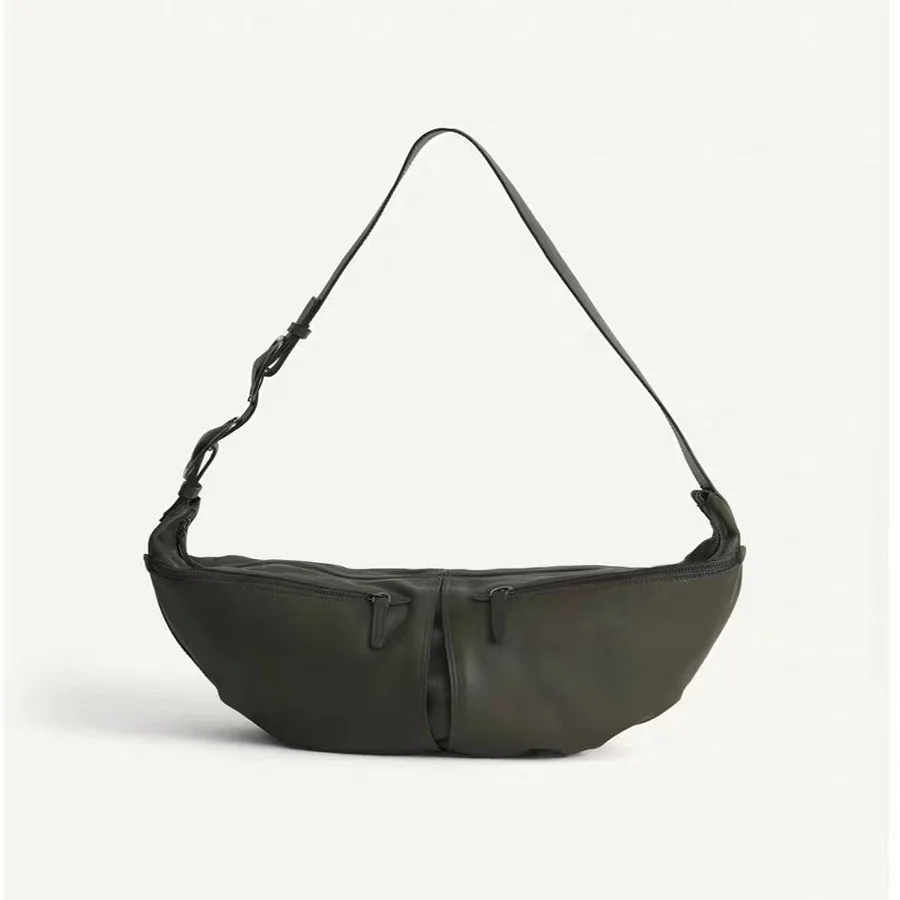 NEW Dumpling Crescent Armpit Bag for Women Shoulder Bags fashion PU Leather Crossbody Bags Trendy Purs handbag ladies