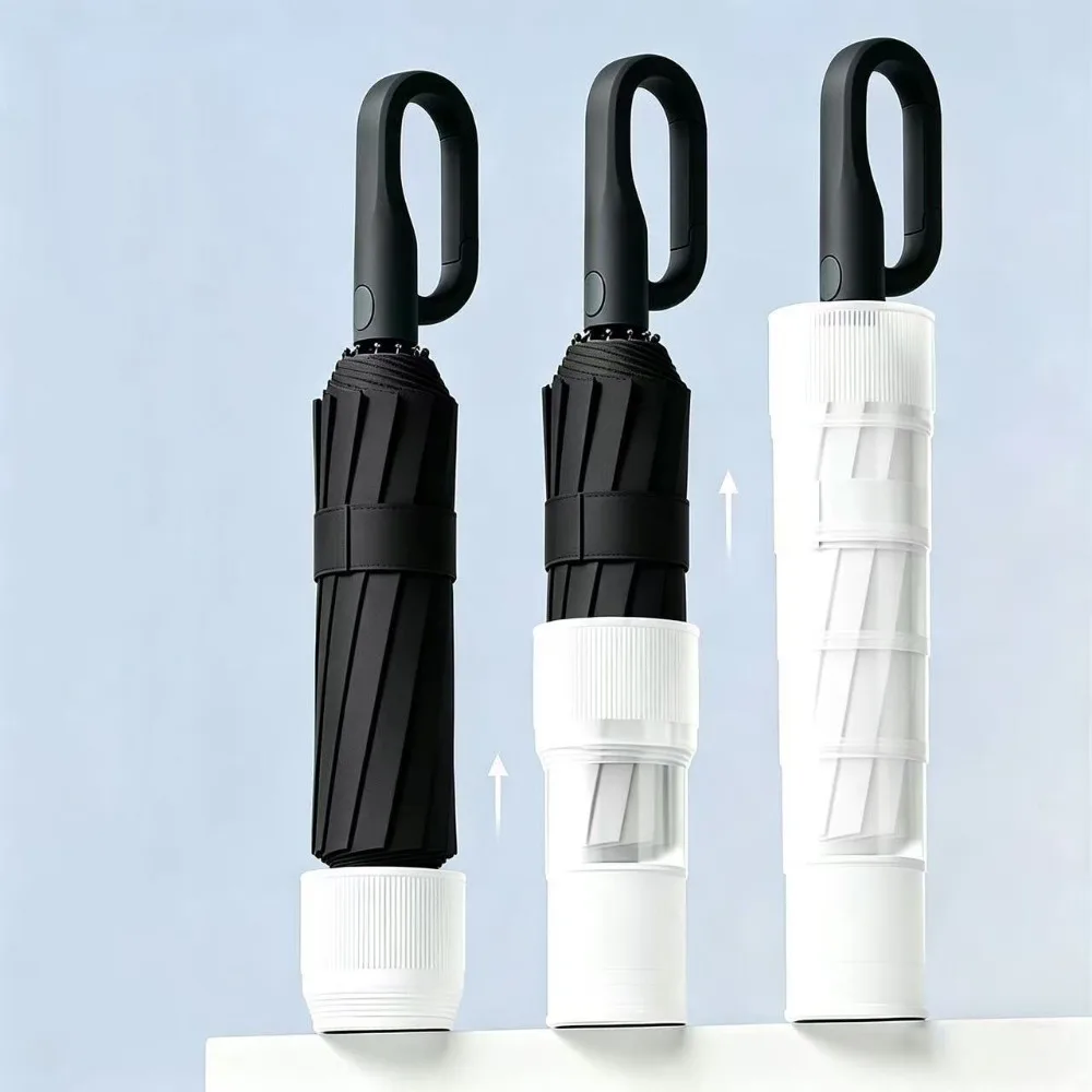 Premium Wind-Resistant Foldable Umbrella with Ergonomic Handle and UV Protection
