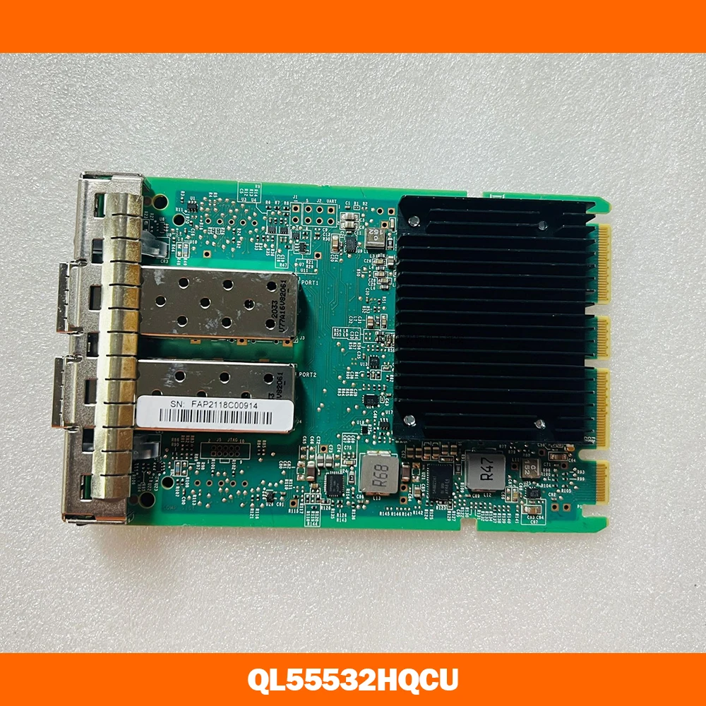 For QLOGIC Dual Port 10G Fiber Optic Network Card QL55532HQCU AP5510403-02 1 For QLOGIC Dual Port 10G Fiber Optic Network Card QL55532HQCU AP5510403 02