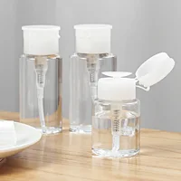Refillable Bottles Push-type Bottling Push Down Empty Pump Dispenser Bottle for Nail Polish and Makeup Remover Bottle Packaging 1