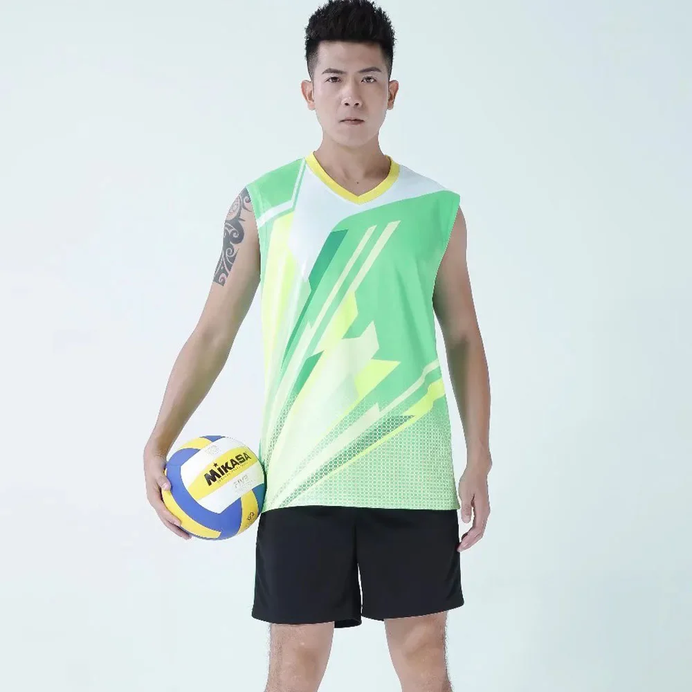 volleyball shirts Men Badminton Shirt pingpong sleeveless T Shirts Table Tennis Set Team Game Running Sport Fitness Gym