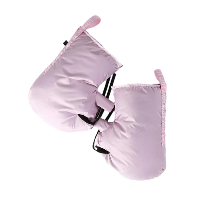 Motorcycle Handlebar Gloves Windproof Mittens Hand Warmer Cycling Scooter Handlebar Mitts Thick Hand Warm Gloves Dropship 2