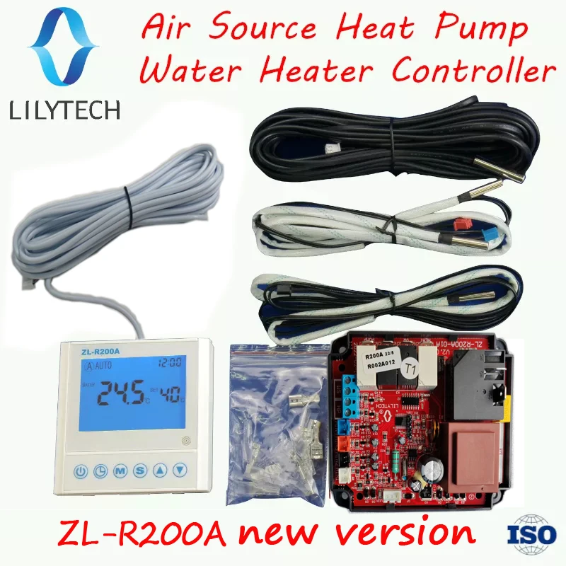 ZL-R200A, Universal, Air source heat pump water heater controller, Heat pump air to hot water heating controller, LILYTECH