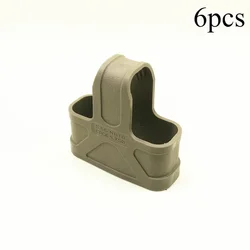 6 - Piece Rubber Glove Sleeve Cover for Handgun and Magazine Protection (Tan 6pcs)
