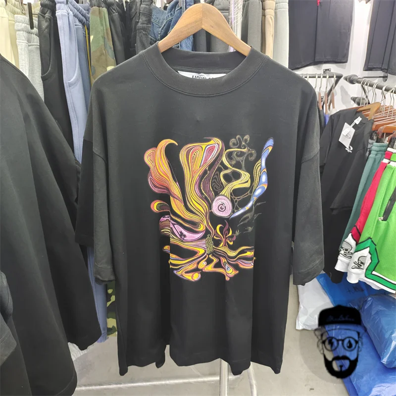 

Free Shipping House of Errors Men's and Women's Street Clothing Large Loose T-shirt