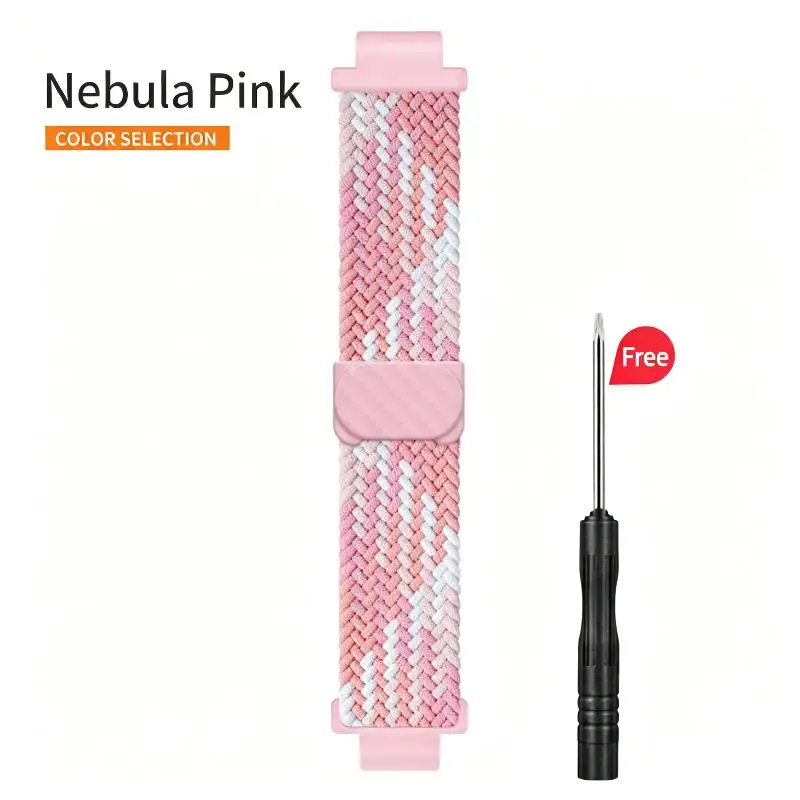 Magnetic Woven Elastic Buckle Nylon Strap for Children's Phone Watch